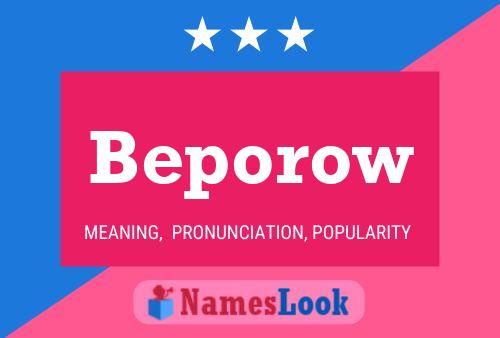 Beporow Naam Poster