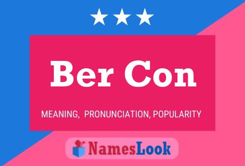 Ber Con Naam Poster