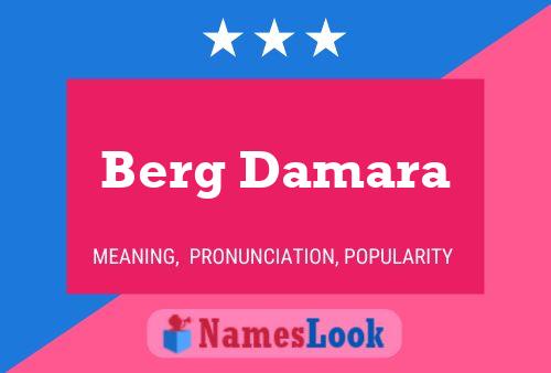 Berg Damara Naam Poster