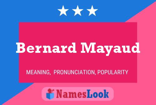 Bernard Mayaud Naam Poster