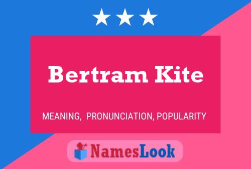 Bertram Kite Naam Poster