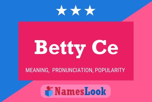 Betty Ce Naam Poster