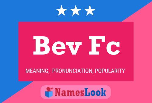 Bev Fc Naam Poster