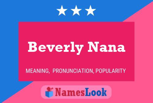 Beverly Nana Naam Poster