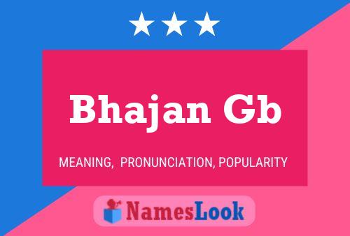 Bhajan Gb Naam Poster