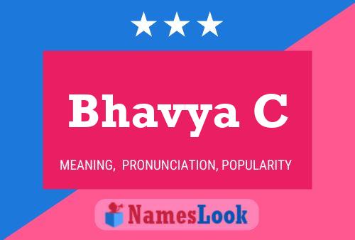 Bhavya C Naam Poster