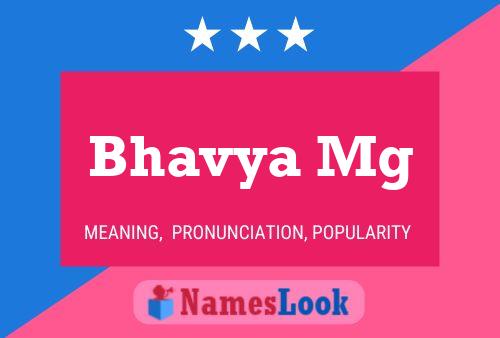 Bhavya Mg Naam Poster