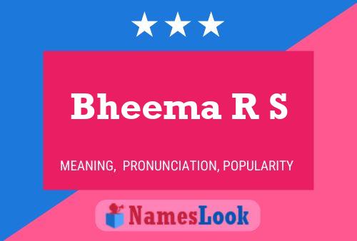 Bheema R S Naam Poster