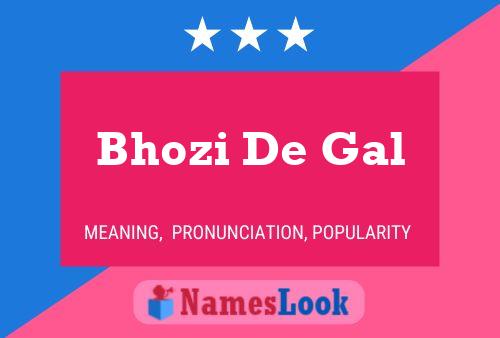 Bhozi De Gal Naam Poster