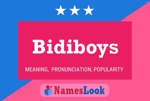 Bidiboys Naam Poster