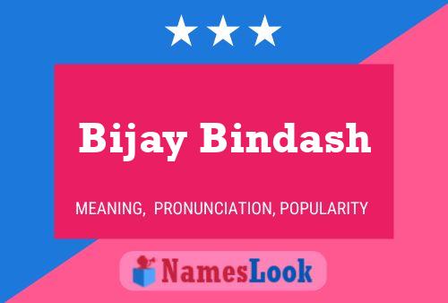 Bijay Bindash Naam Poster