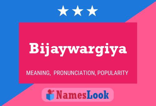 Bijaywargiya Naam Poster