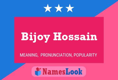 Bijoy Hossain Naam Poster