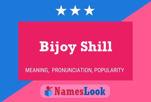 Bijoy Shill Naam Poster