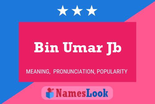 Bin Umar Jb Naam Poster