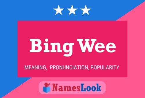 Bing Wee Naam Poster