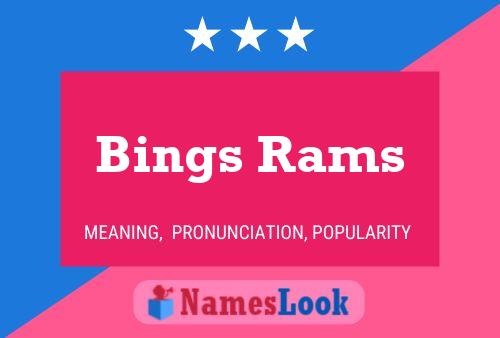 Bings Rams Naam Poster