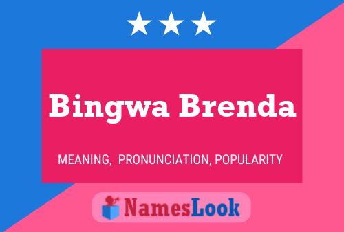 Bingwa Brenda Naam Poster