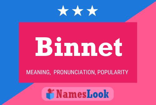 Binnet Naam Poster