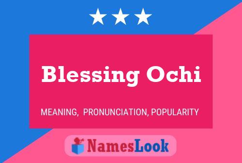 Blessing Ochi Naam Poster