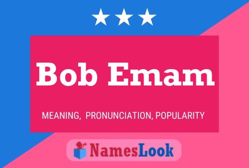 Bob Emam Naam Poster