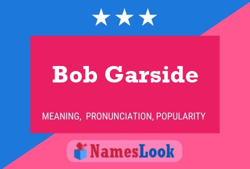 Bob Garside Naam Poster