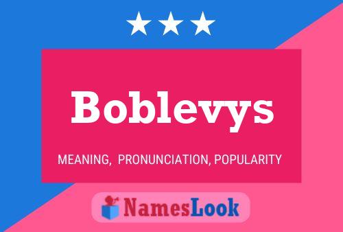 Boblevys Naam Poster