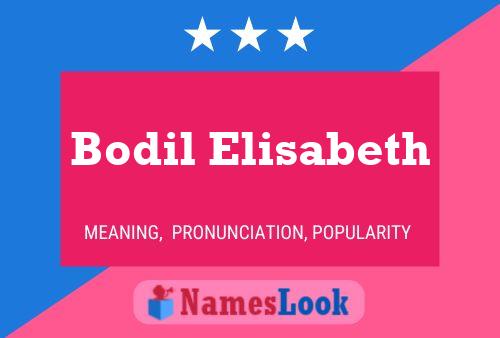 Bodil Elisabeth Naam Poster