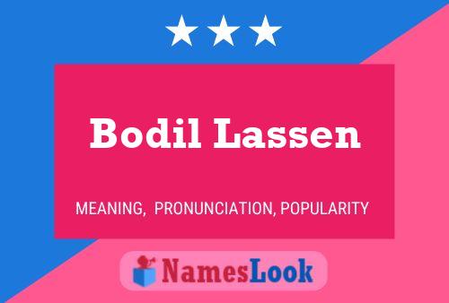 Bodil Lassen Naam Poster