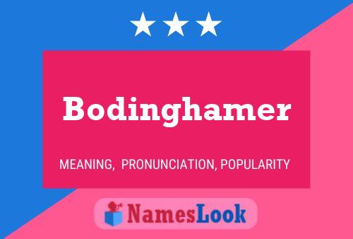 Bodinghamer Naam Poster