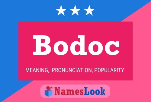 Bodoc Naam Poster