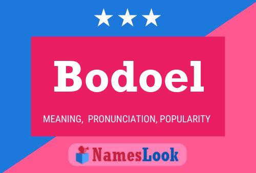 Bodoel Naam Poster