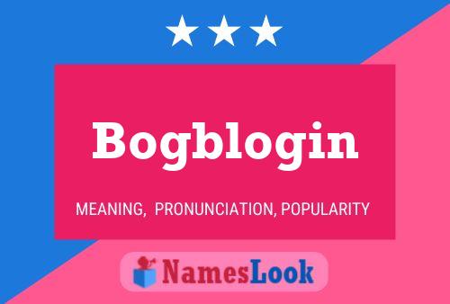 Bogblogin Naam Poster