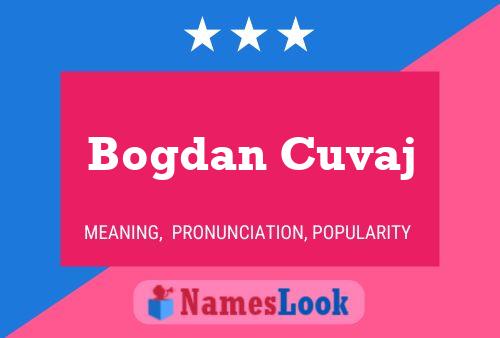 Bogdan Cuvaj Naam Poster