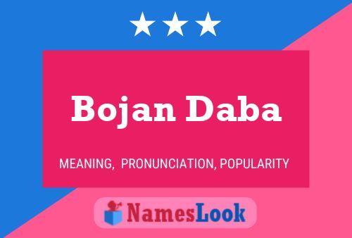 Bojan Daba Naam Poster