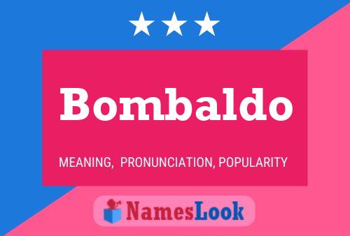 Bombaldo Naam Poster