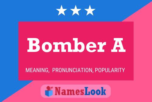 Bomber A Naam Poster