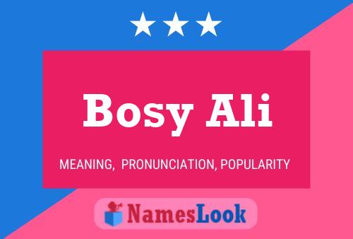 Bosy Ali Naam Poster