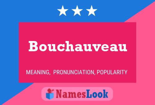 Bouchauveau Naam Poster