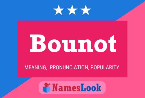 Bounot Naam Poster