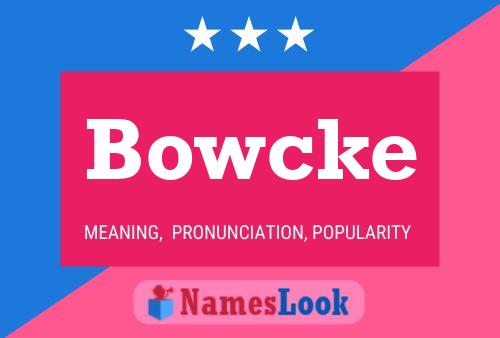 Bowcke Naam Poster