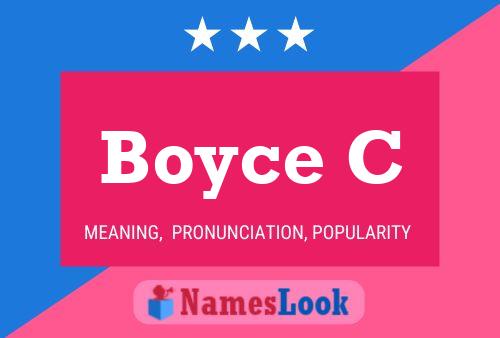 Boyce C Naam Poster