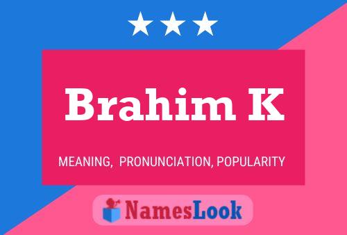 Brahim K Naam Poster