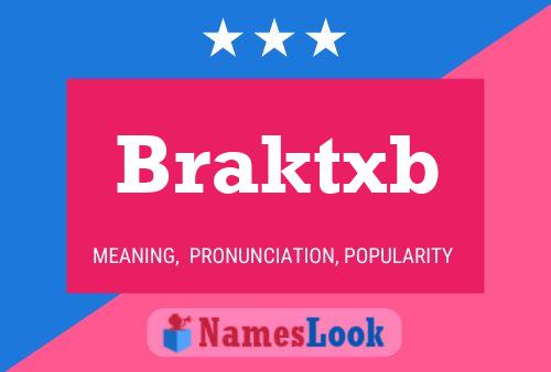 Braktxb Naam Poster