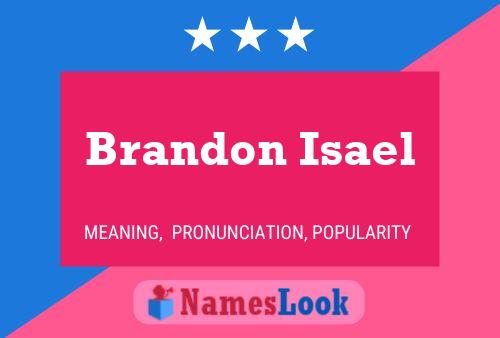 Brandon Isael Naam Poster