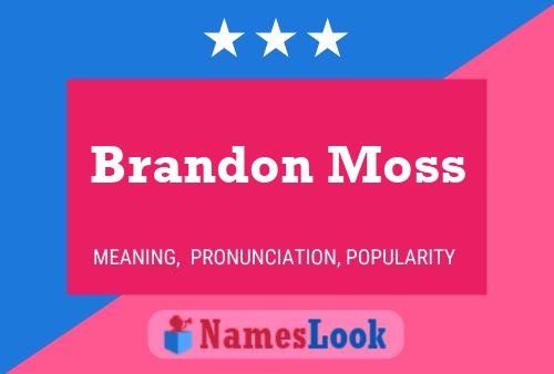 Brandon Moss Naam Poster