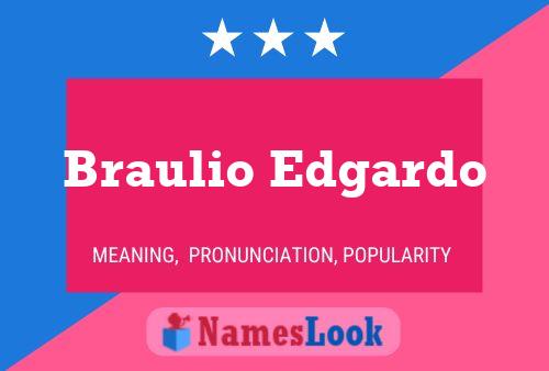 Braulio Edgardo Naam Poster