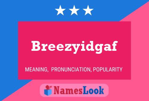 Breezyidgaf Naam Poster