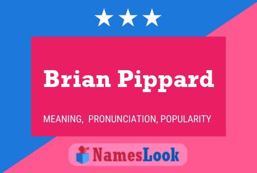 Brian Pippard Naam Poster