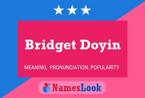 Bridget Doyin Naam Poster